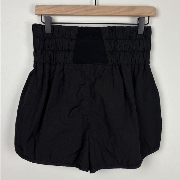 Free People Movement The Way Home Shorts Women’s Size XL Black Active High Waist - Picture 6 of 6